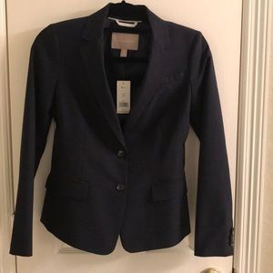 NWT Banana Republic navy blue suit jacket